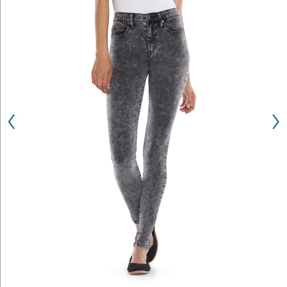 Mudd acid wash high rise jeggings size 1